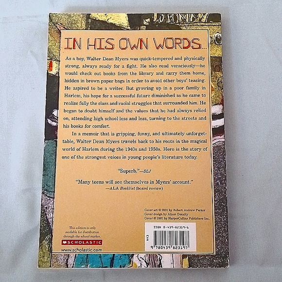 Book: Bad Boy by Walter Dean Myers - Picture 3 of 3